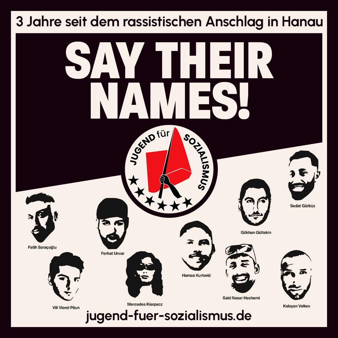 3 Jahre Hanau — Say their names