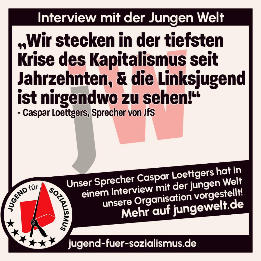 Interview bei der Jungen Welt