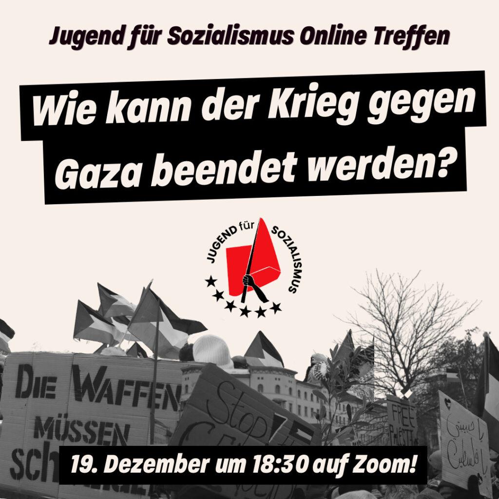 Online Treffen: Wie kann der Krieg in Gaza beendet werden?