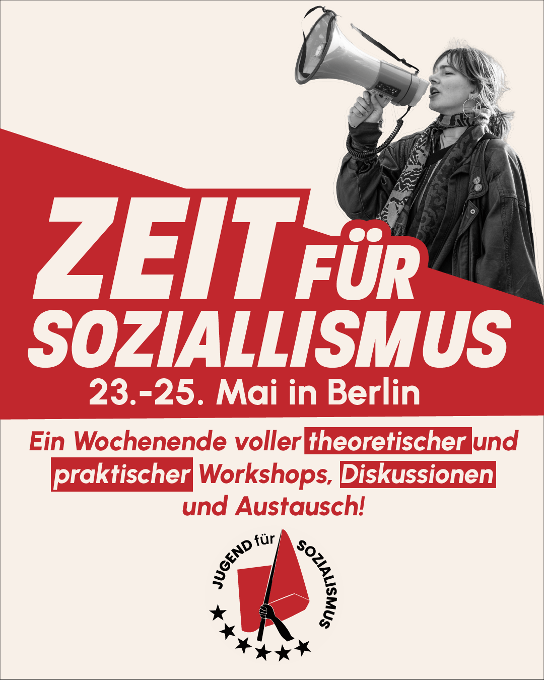 Komm zur “Zeit für Sozialismus” — Konferenz am 23.–25. Mai!